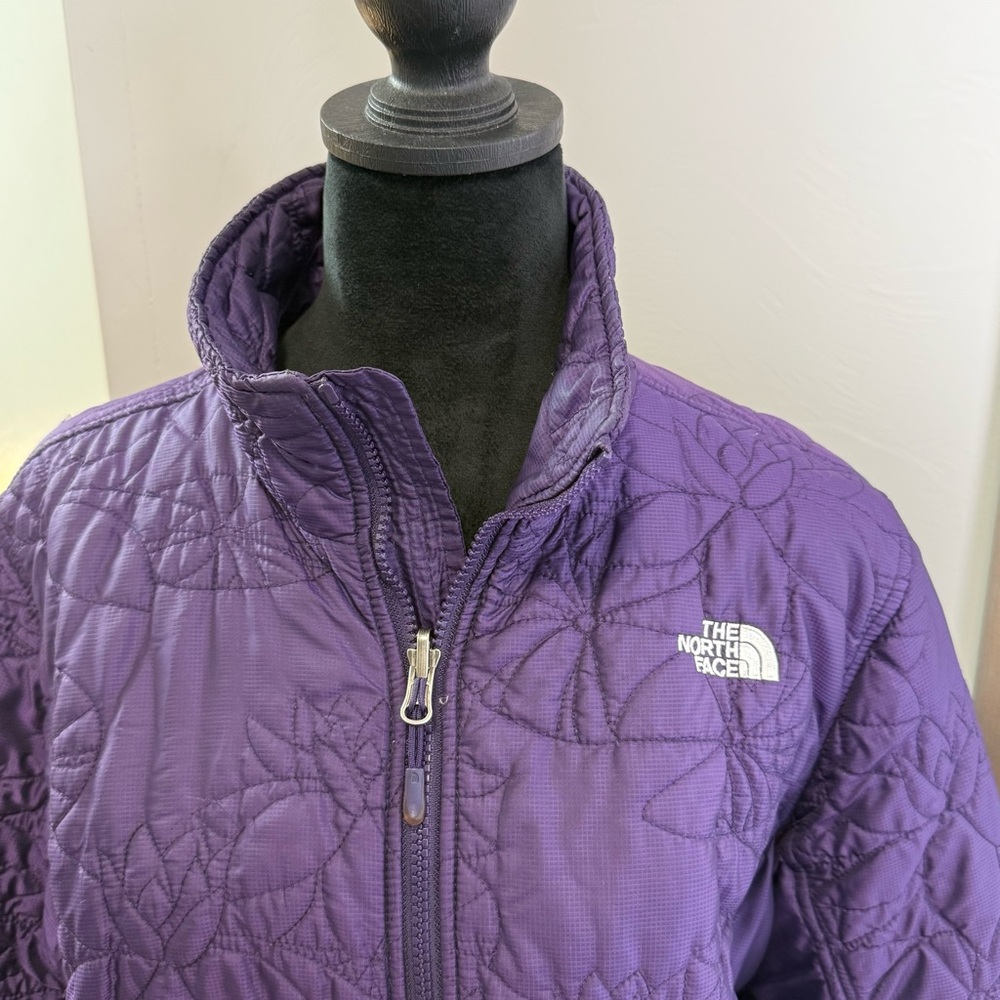 The North Face Puffer Jacket Women’s L Purple - Picture 2 of 6